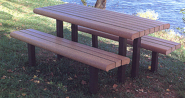 Two-Seat Park Bench